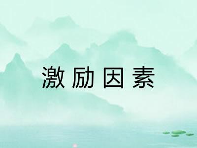 激励因素 激励因素