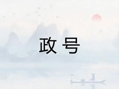政号 政号