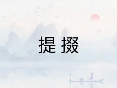 提掇