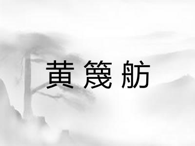 黄篾舫 黄篾舫