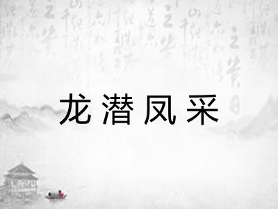 龙潜凤采