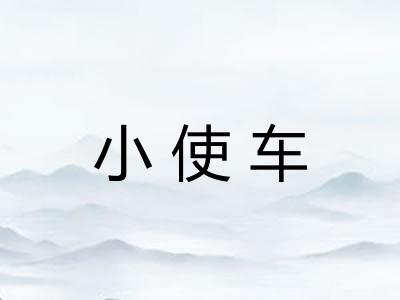 小使车