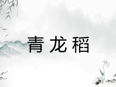 青龙稻