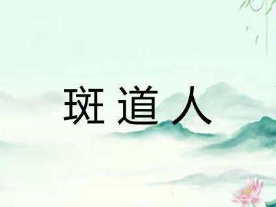 斑道人