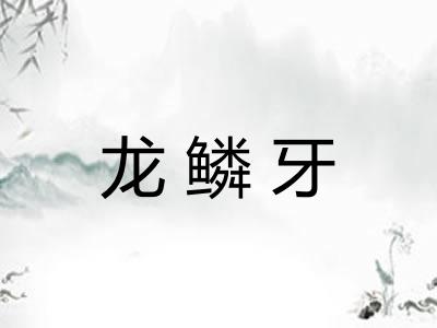 龙鳞牙