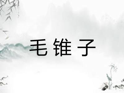 毛锥子