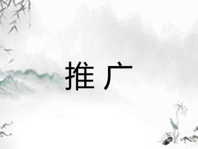 推广