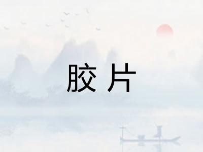 胶片 胶片