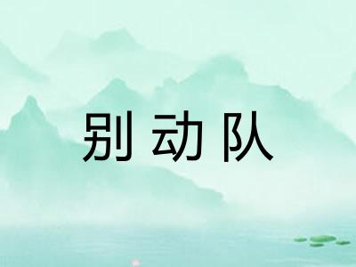 别动队 别动队