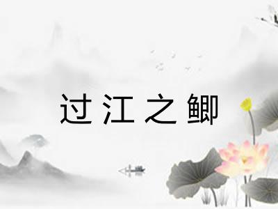 过江之鲫