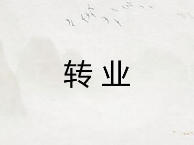 转业