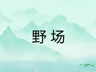 野场