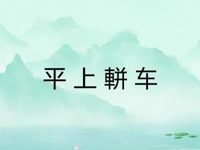 平上軿车