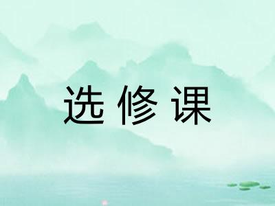 选修课