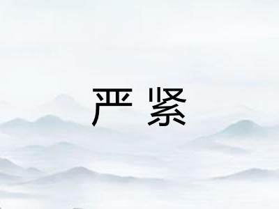 严紧 严紧