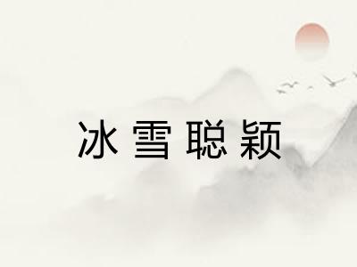 冰雪聪颖 冰雪聪颖