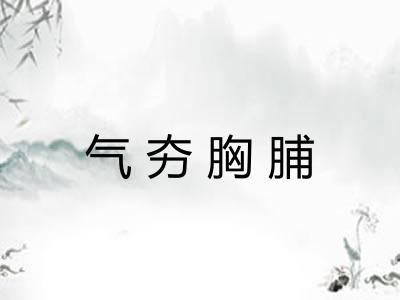 气夯胸脯 气夯胸脯