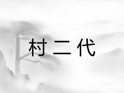 村二代