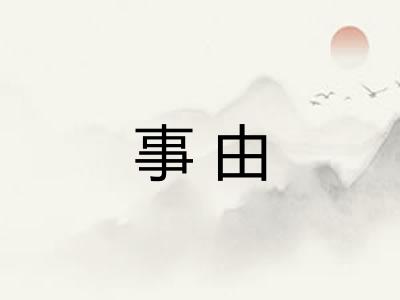 事由