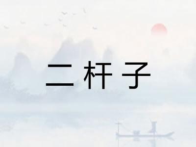 二杆子