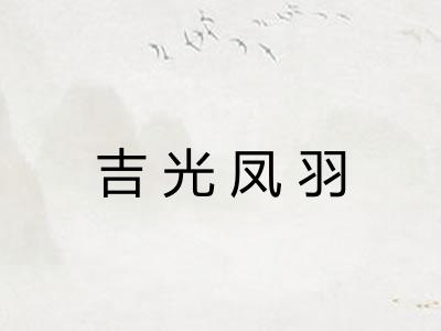 吉光凤羽 吉光凤羽