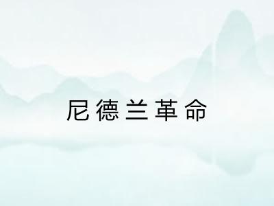 尼德兰革命