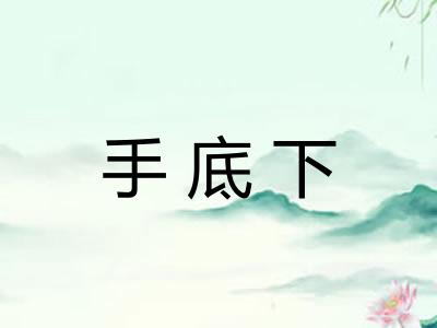 手底下