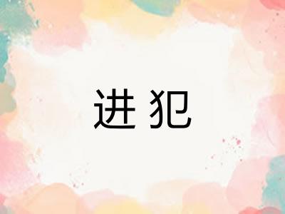 进犯