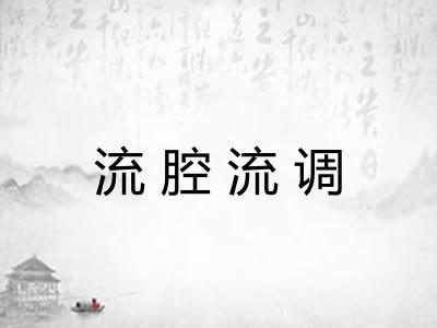 流腔流调