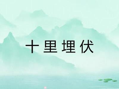 十里埋伏 十里埋伏