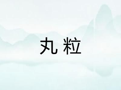 丸粒