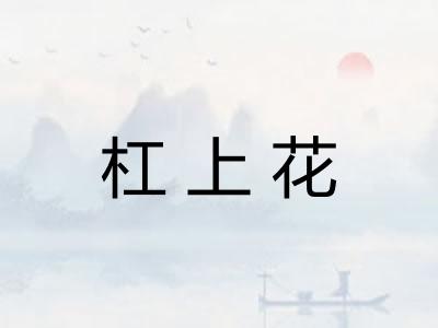 杠上花