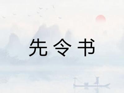 先令书