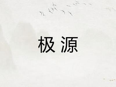极源 极源