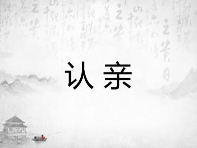 认亲 认亲