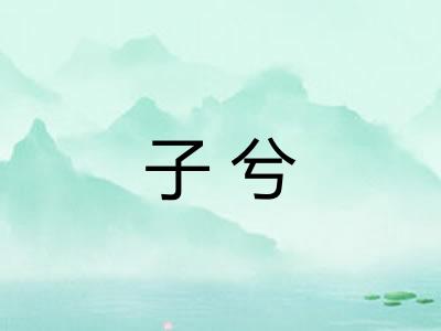 子兮 子兮