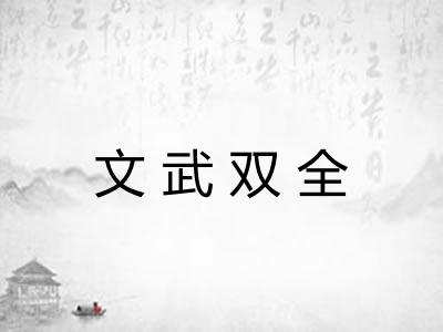 文武双全