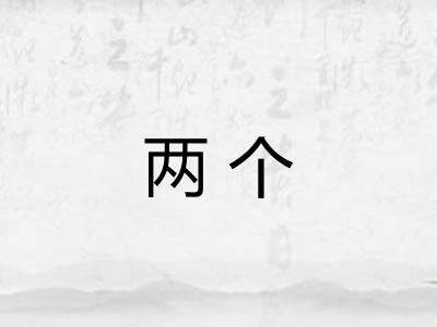 两个