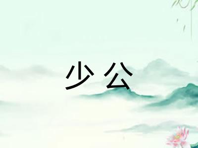 少公
