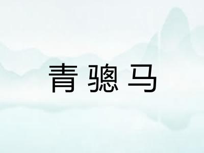 青骢马