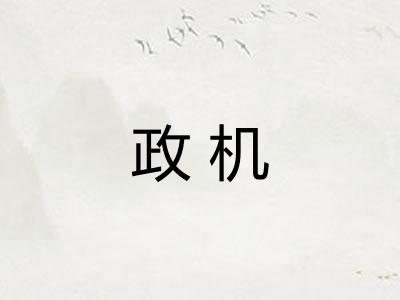 政机