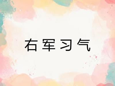 右军习气
