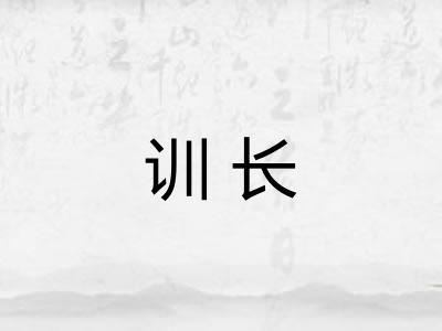训长