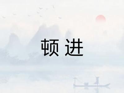 顿进