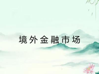 境外金融市场