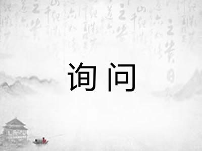 询问