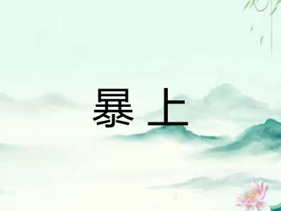 暴上