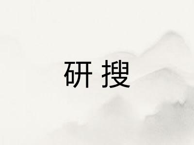 研搜