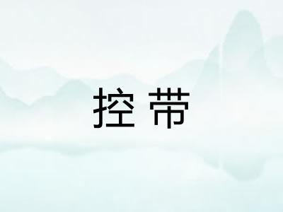 控带