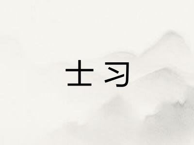 士习